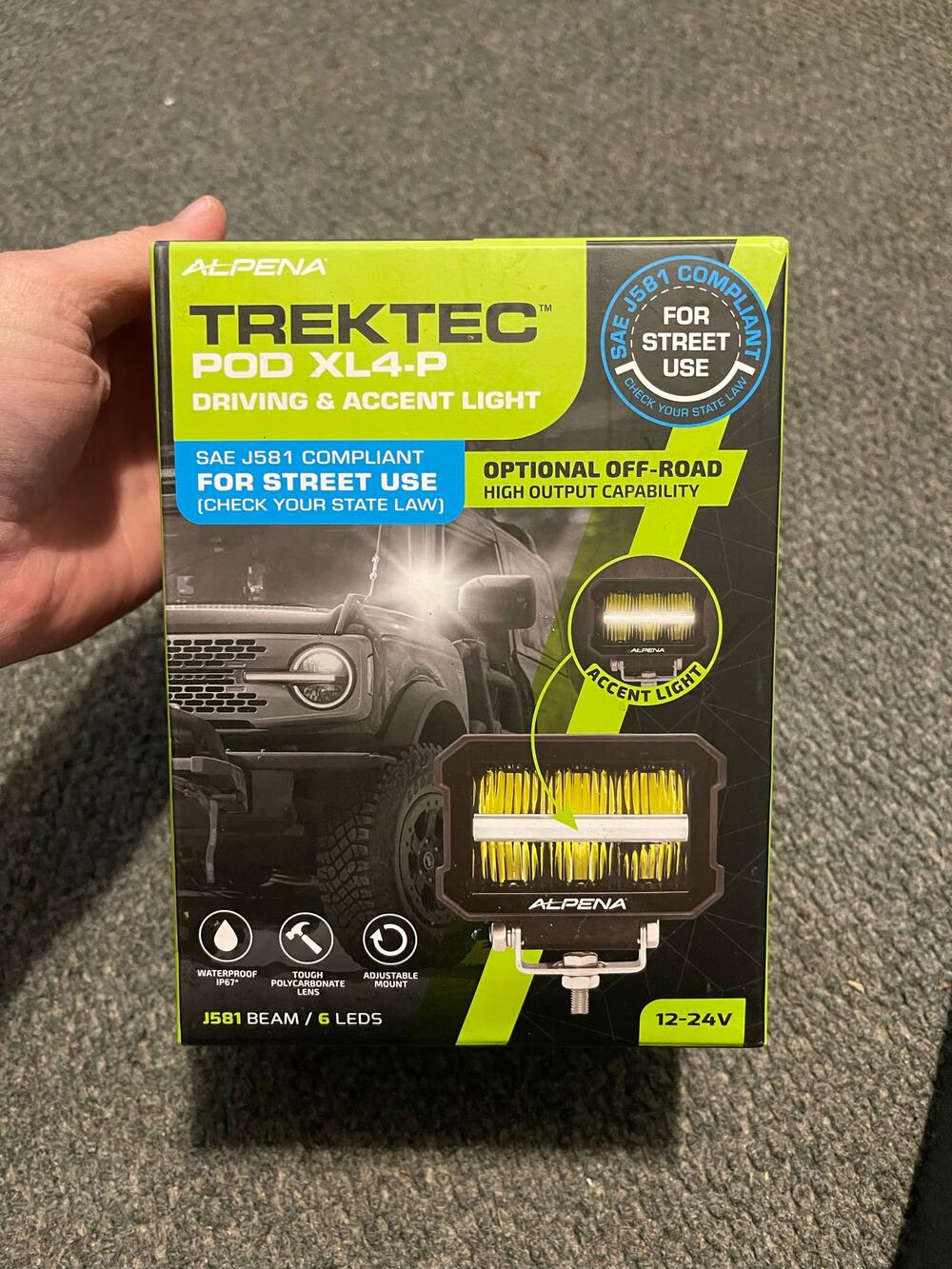 NWT Trektec Pod XL4-P accent light